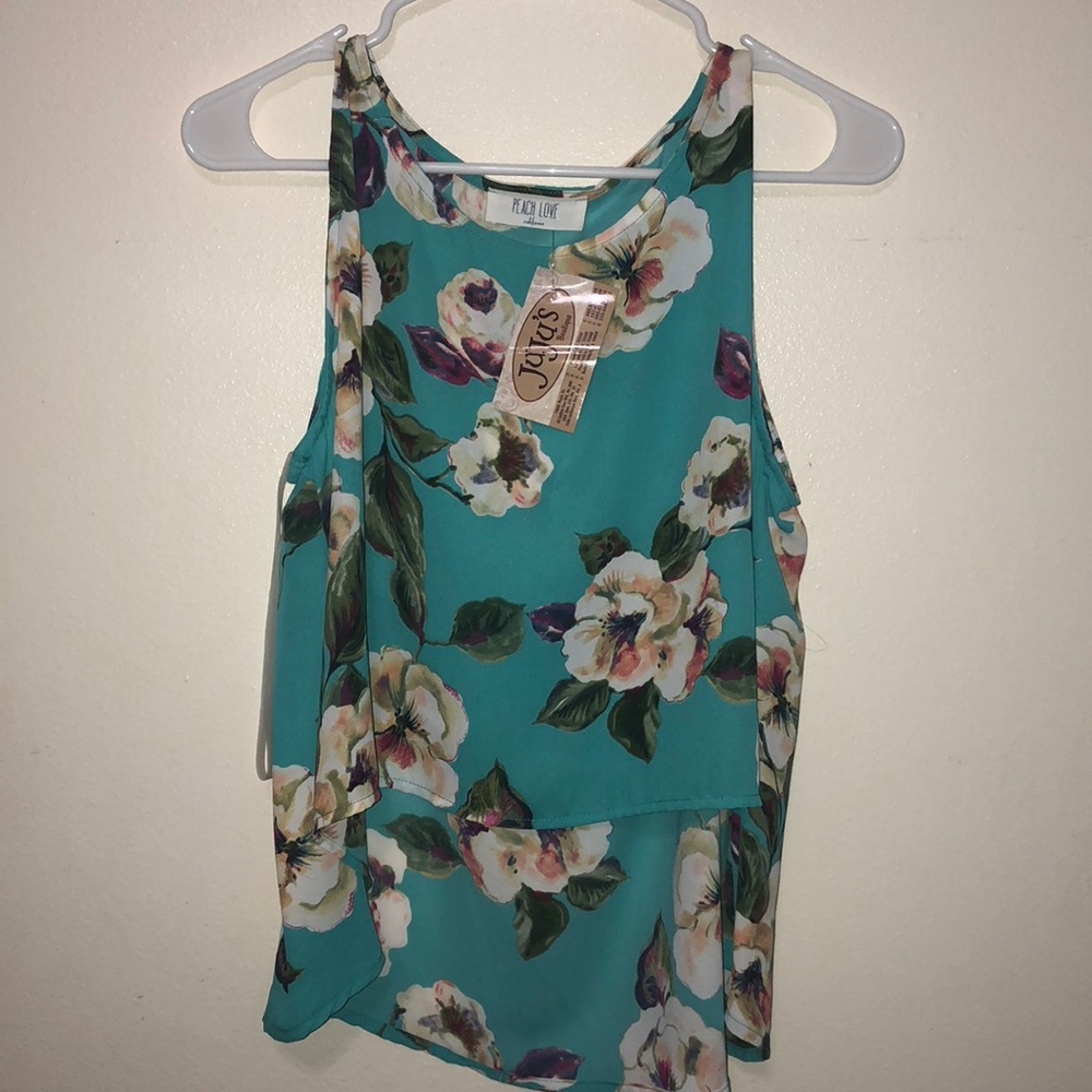 Flowy Floral Tank Top